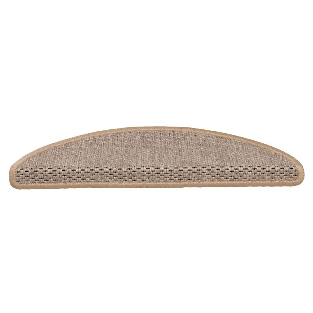 vidaXL Stufenmatte Stufenmatten Selbstklebend Sisal-Optik 30 Stk. 56x17x3 cm, Rechteckig, Höhe: 3 mm