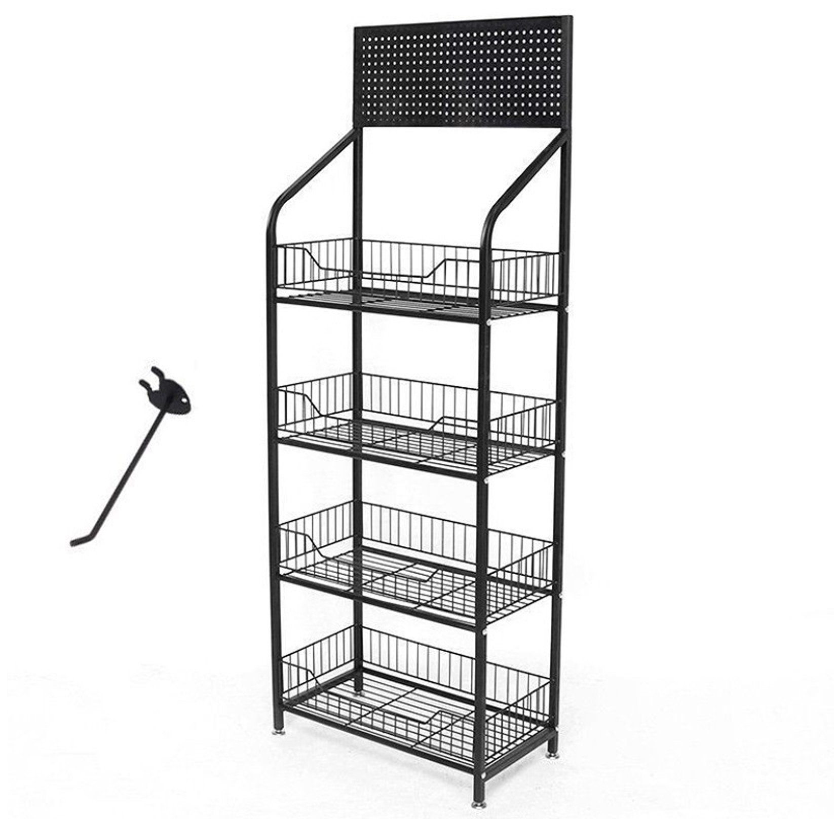 BAYLI Mehrzweckregal Ladenregale Einzelhandel - 140x50x27 cm Supermarktrega günstig online kaufen