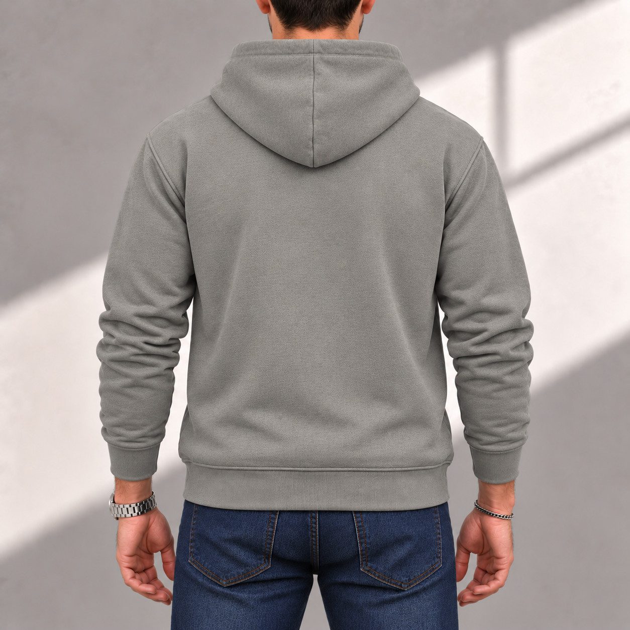 S&S Kapuzensweatshirt Hoodie Herren Kapuzenpullover Moderne Sweatshirt Baumwollmischung (Packung, 1-tlg) Fleece Pullover Hoody – Bild 4 von 5