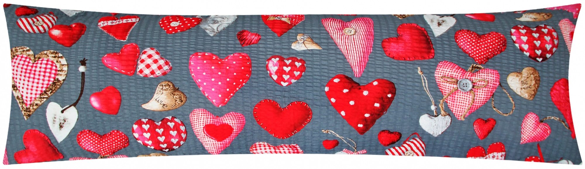 Heubergshop Seitenschläferkissenbezug, (1 Stück), Seersucker 40x145cm günstig online kaufen