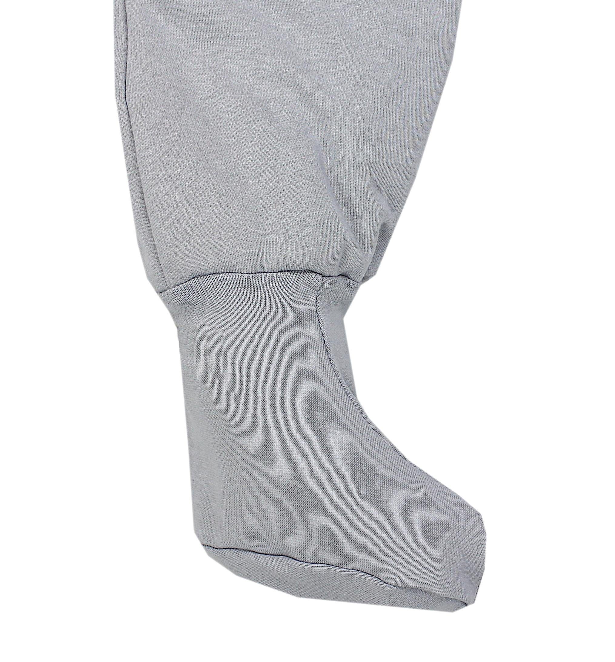 TupTam Babyschlafsack / Mond zertifiziert, Bär Grau 2.5 und Füßen TOG OEKO-TEX auf mit Winterschlafsack Beinen