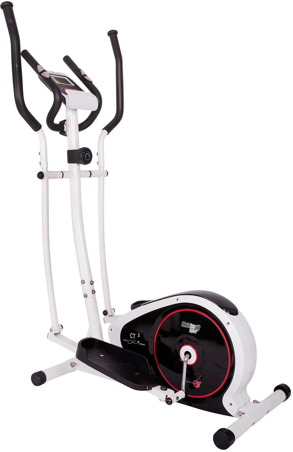 Christopeit Sport® Crosstrainer CT 3, Computer mit Tablet- und Smartphonehalterung