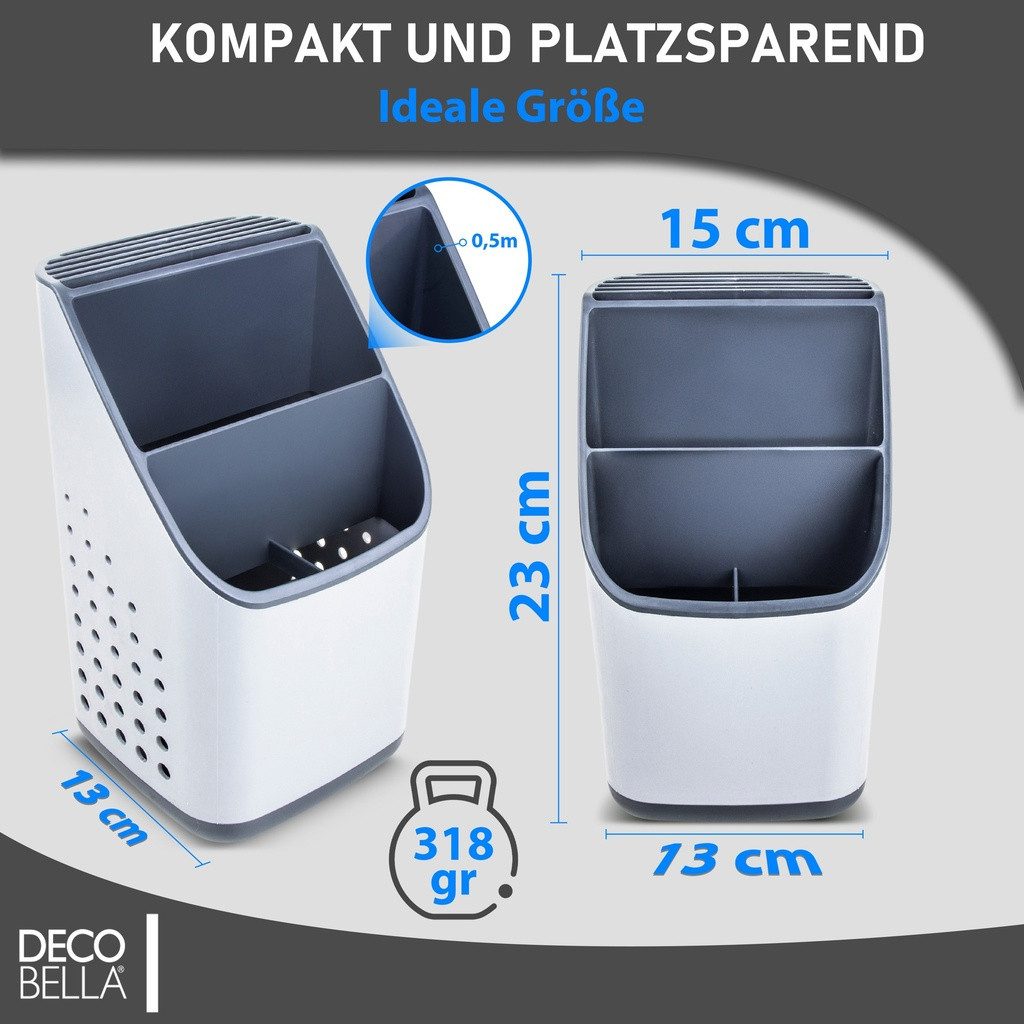 Deco Bella Küchenorganizer-Set Besteck Organizer, 13×13,5×23 günstig online kaufen