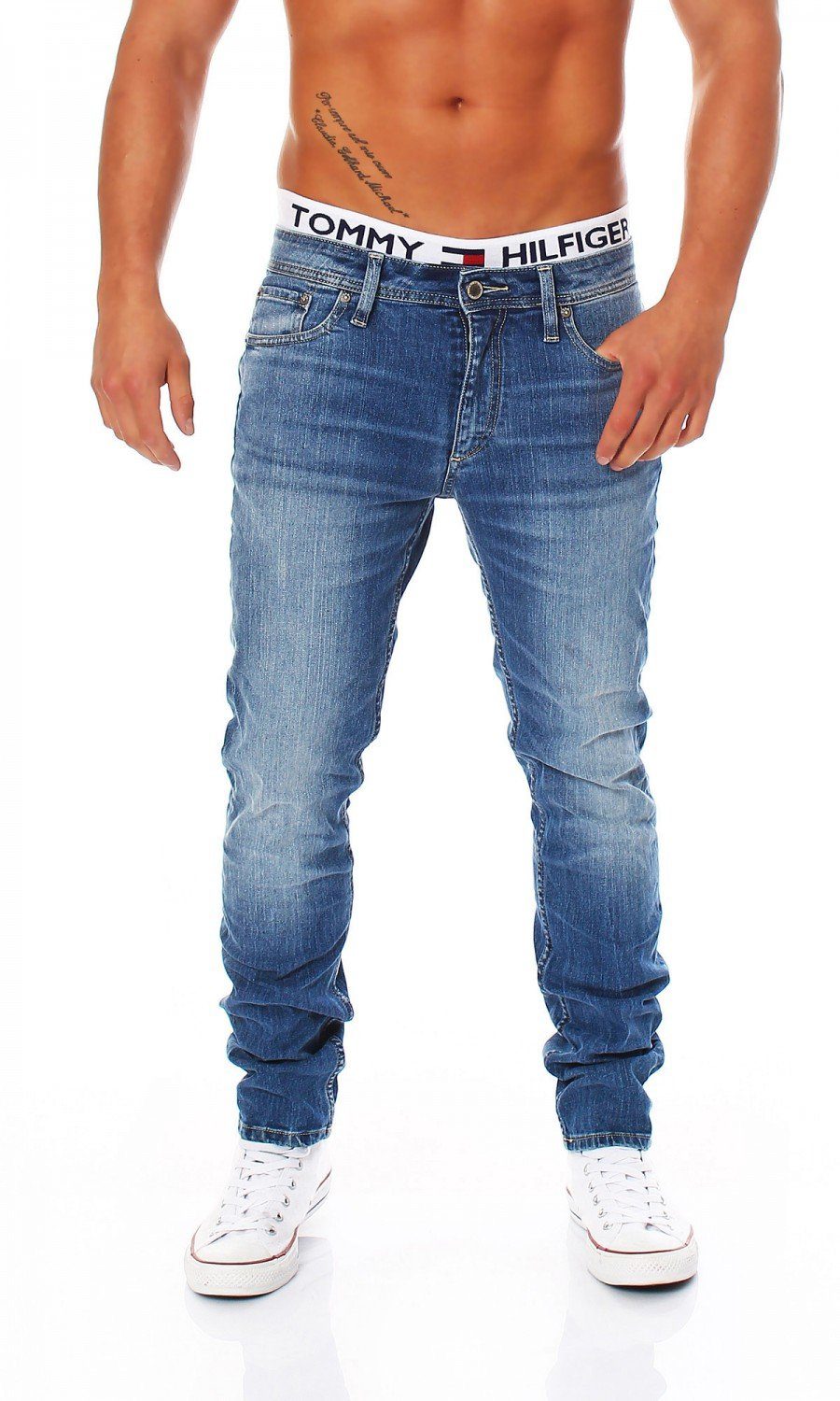 Jack & Jones Slim-fit-Jeans JACK & JONES - BEN ORIGINAL - 311 - Skinny Fit - Herren Jeans Hose