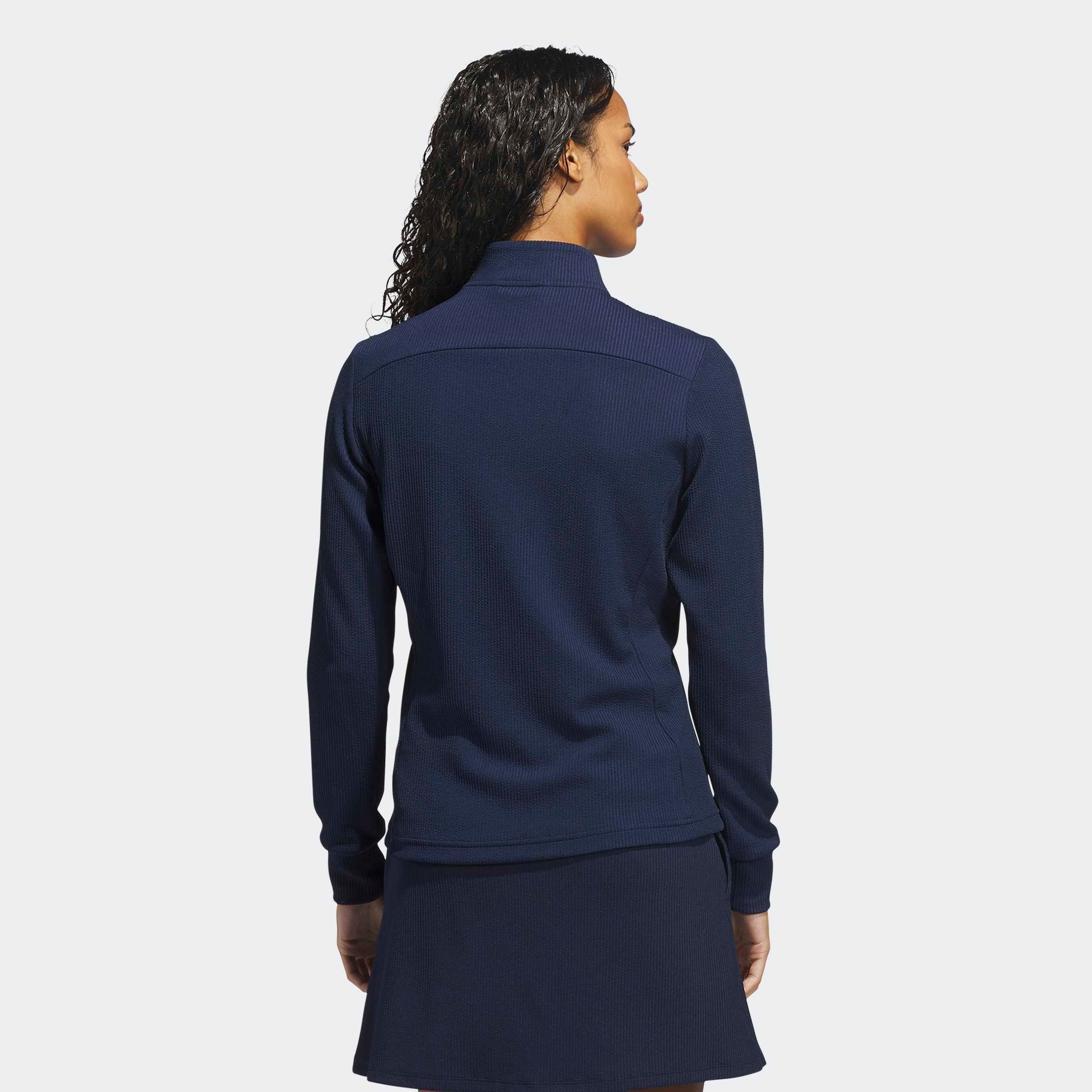adidas Performance Trainingsjacke W TXTR JKT mit Reißverschluss, aus Polyester, normaler Schnitt, gerader Abschluss