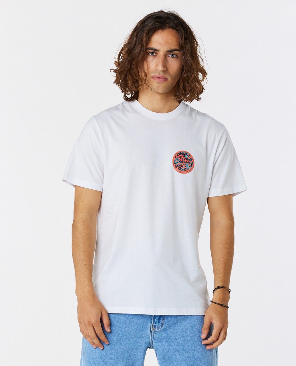 Passage Kurzärmeliges Curl T-Shirt Print-Shirt Rip