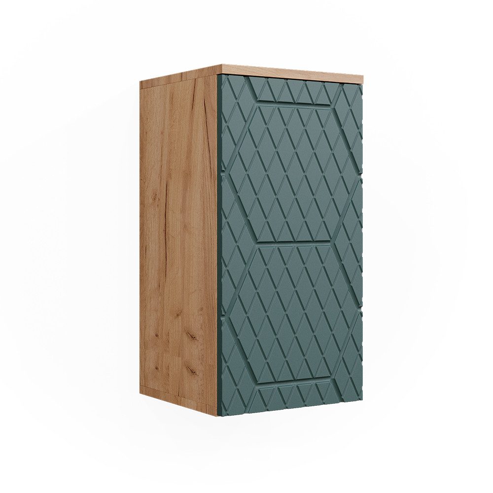 Vicco Hängeschrank Irma, Goldkraft Eiche/Grün, 30 günstig online kaufen