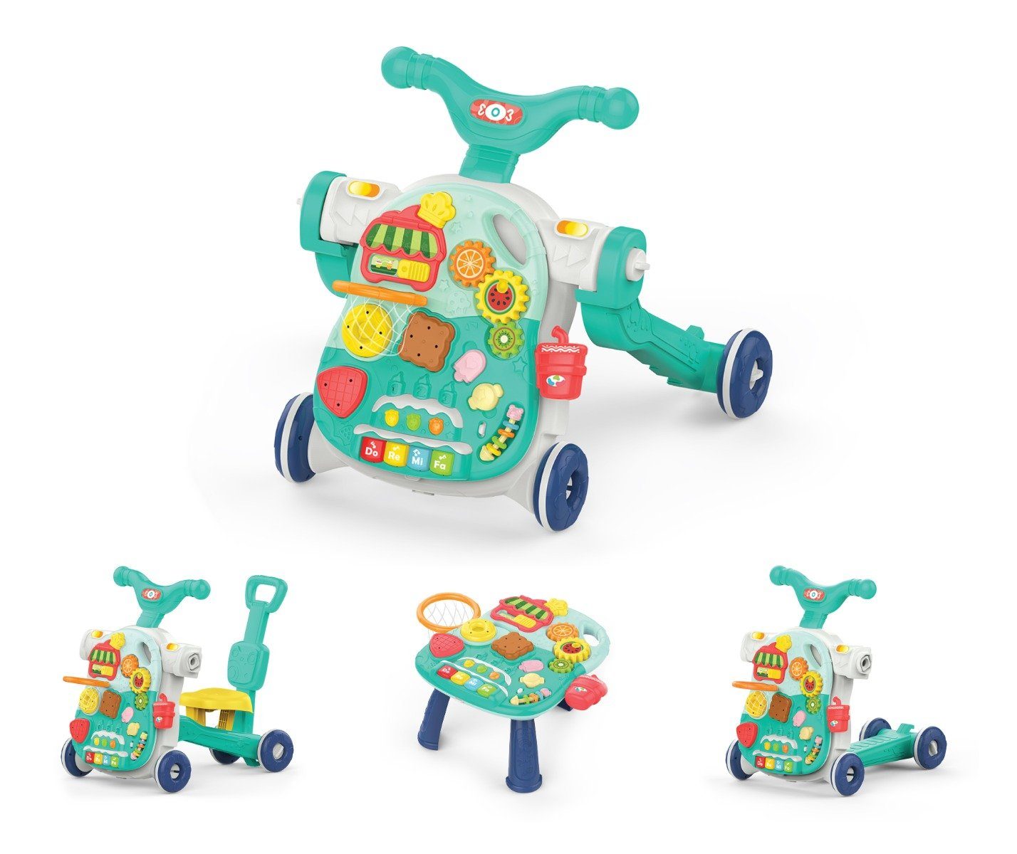 Lauflernhilfe Lauflernwagen 4 in 1 Sweet