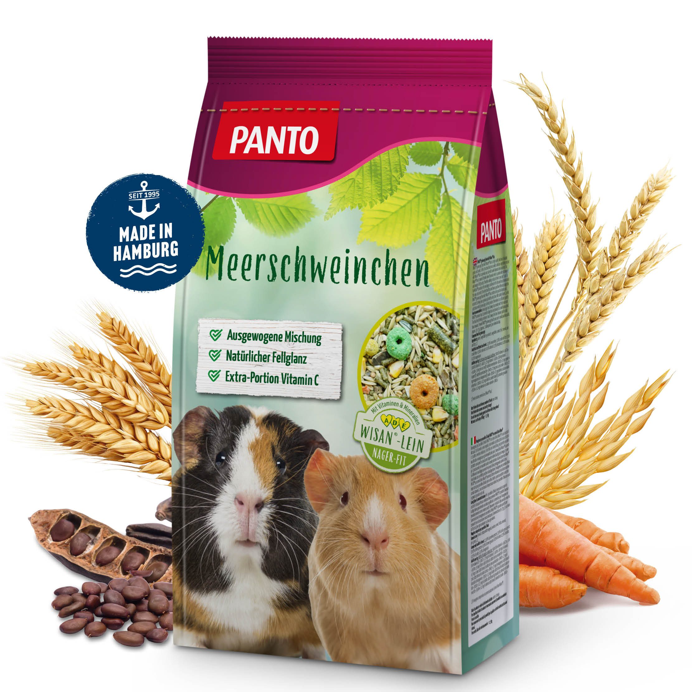 PANTO Meerschweinchenfutter 1kg, Meerschweinchenfutter