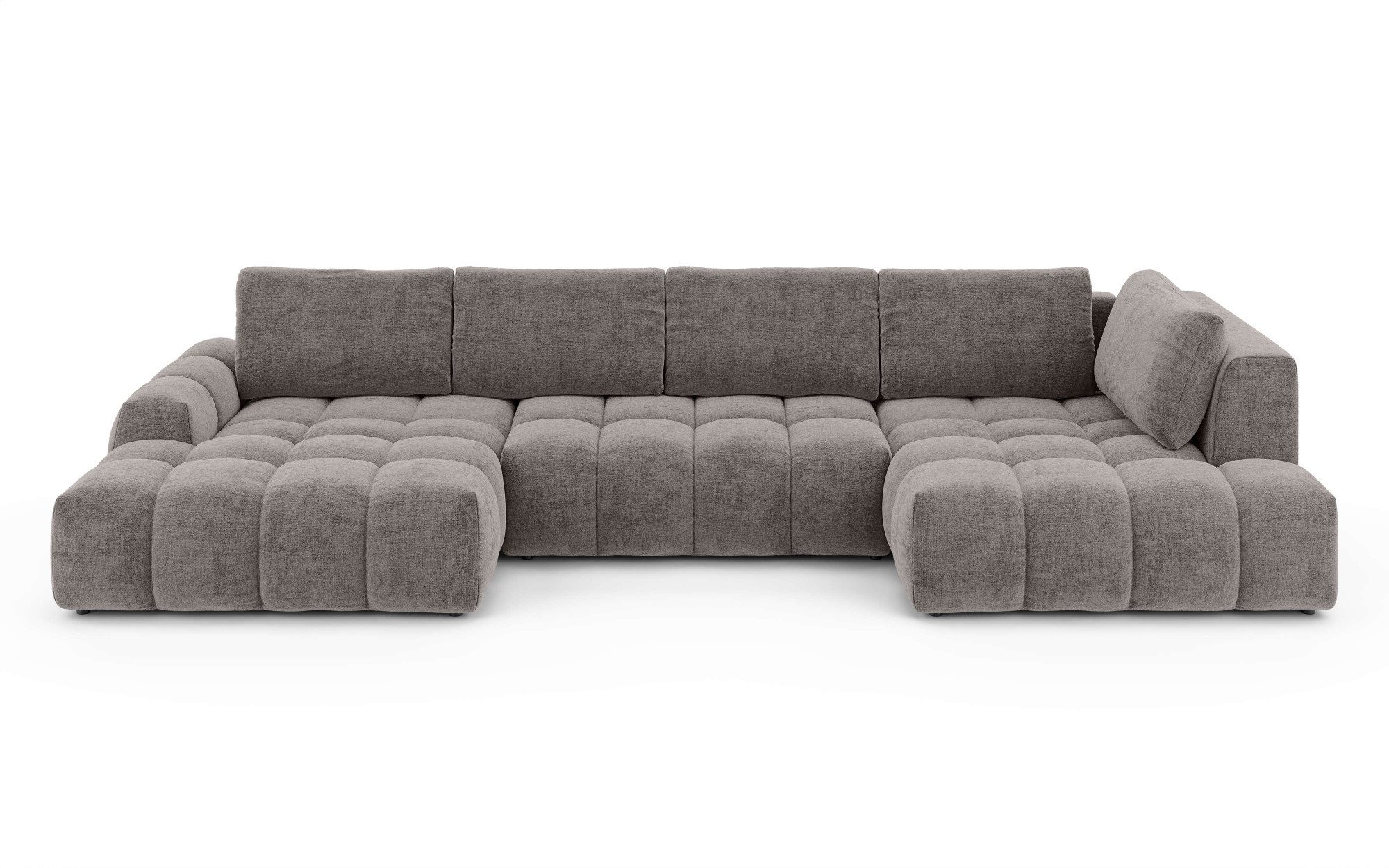 OTTO home Wohnlandschaft AZITA U-Form, Breite 363 cm - OTTO. Verlässliche Qualität., wahlweise als Schlafsofa mit Bettkasten, Bubble-Optik – Bild 2 von 5