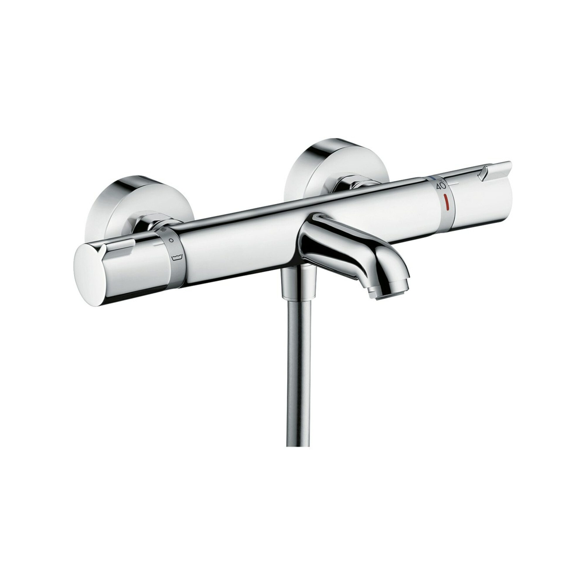 hansgrohe Heizkörperthermostat hansgrohe Wannen-Thermostat Ecostat Comfort 305x188mm, AP, 2 Verb, Aus