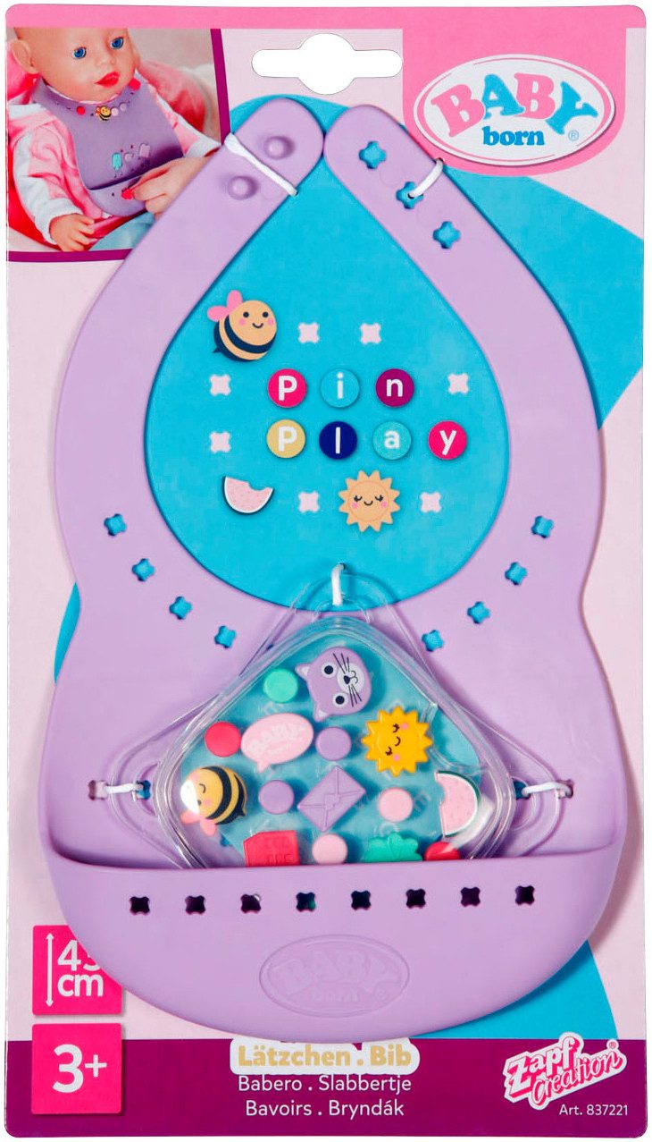 Baby Born Puppen Accessoires-Set Pinplay Lätzchen