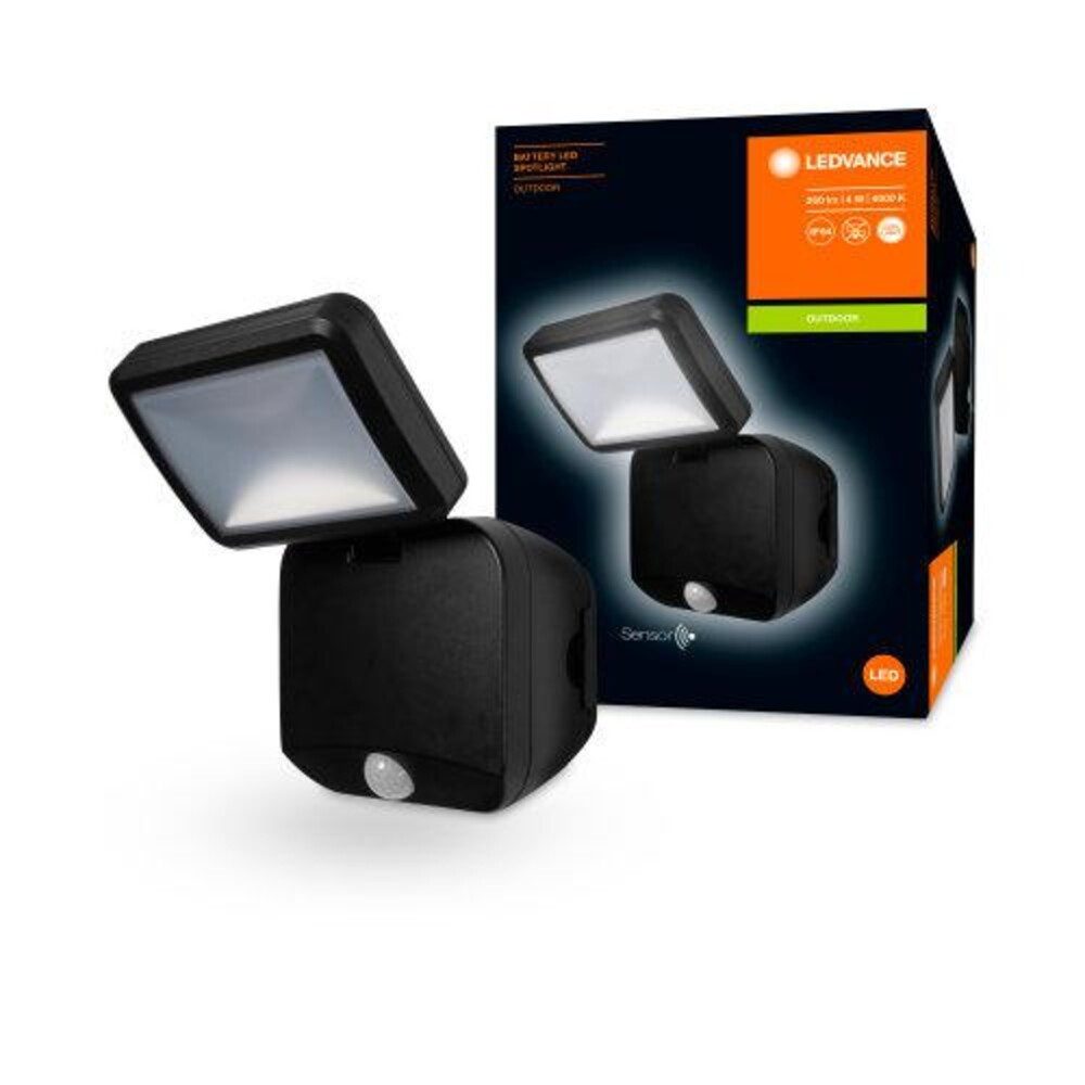 Wandstrahler Acrylonitrile butadiene styrene (ABS), 4W, kaltweiß, 260lm, IP54