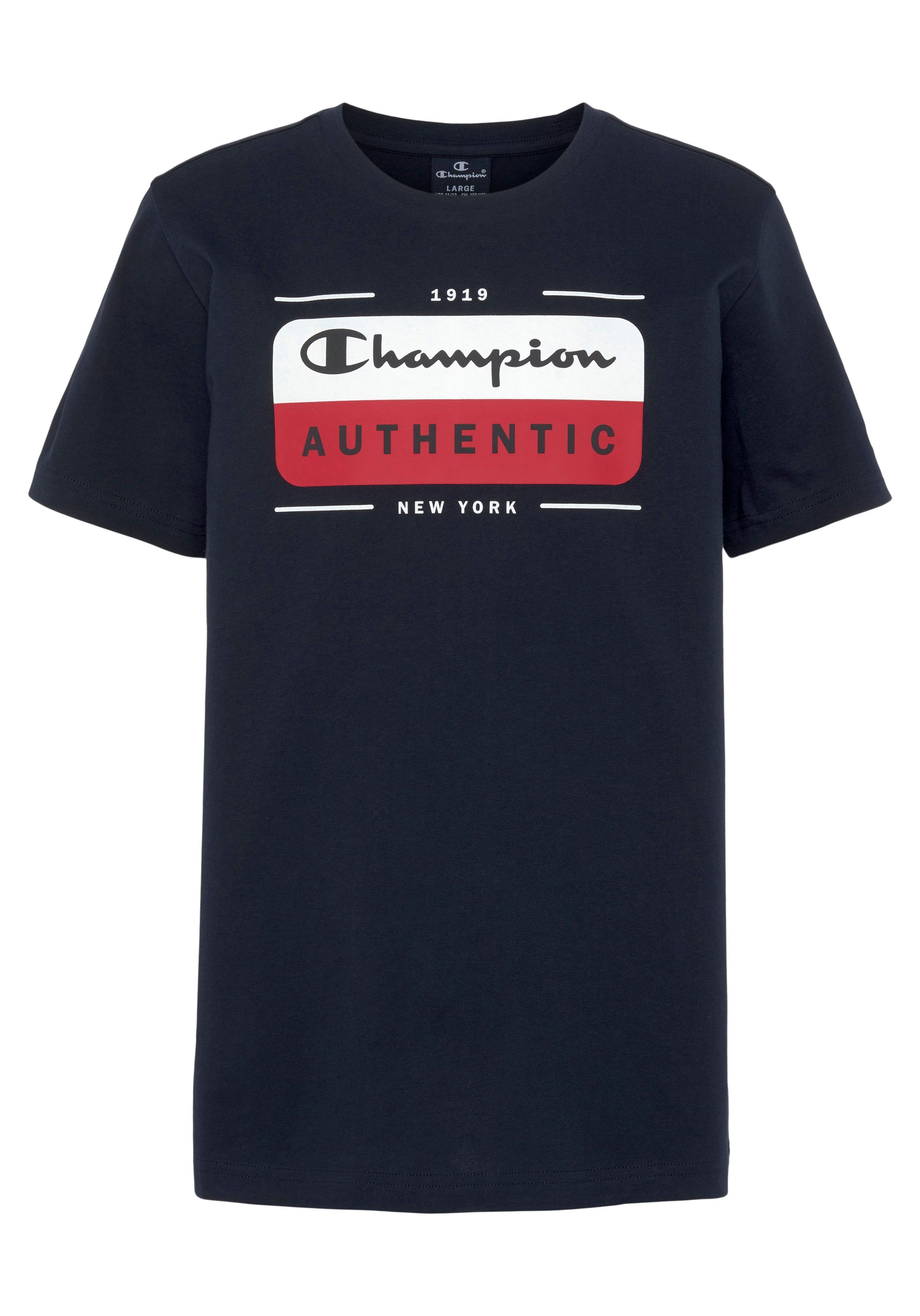 Champion T-Shirt Graphic Shop Crewneck T-Shirt - für Kinder marine