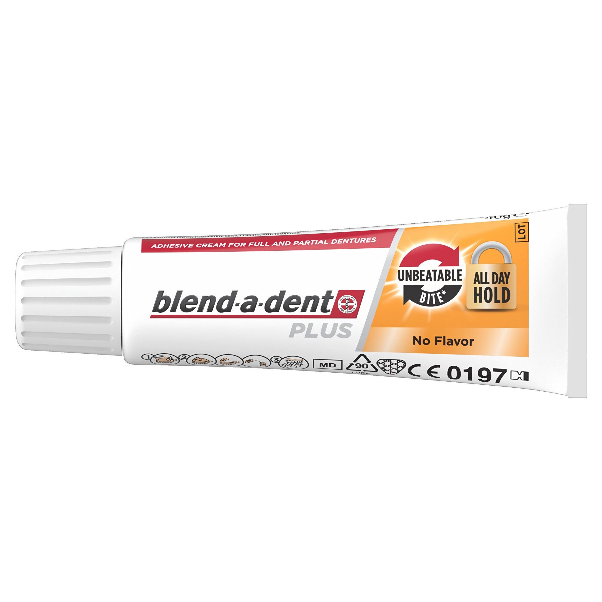 blend-a-dent Zahnprothesen-Haftcreme Fixiercreme Plus Dual Power Haftcreme