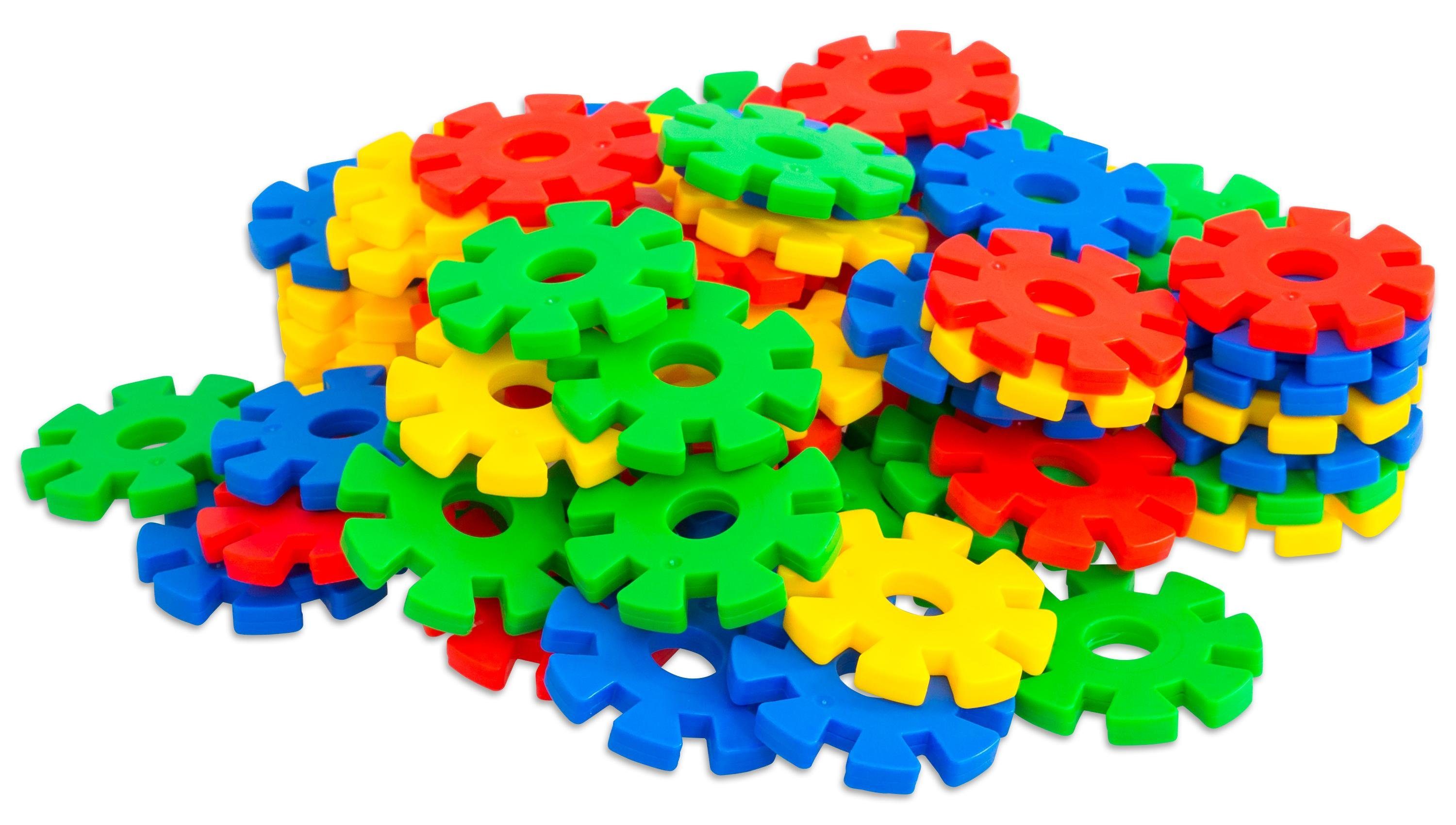 Betzold Steckspielzeug Steckblumen groß - Konstruktions-Spielzeug Steck-Spiele, (100-tlg)