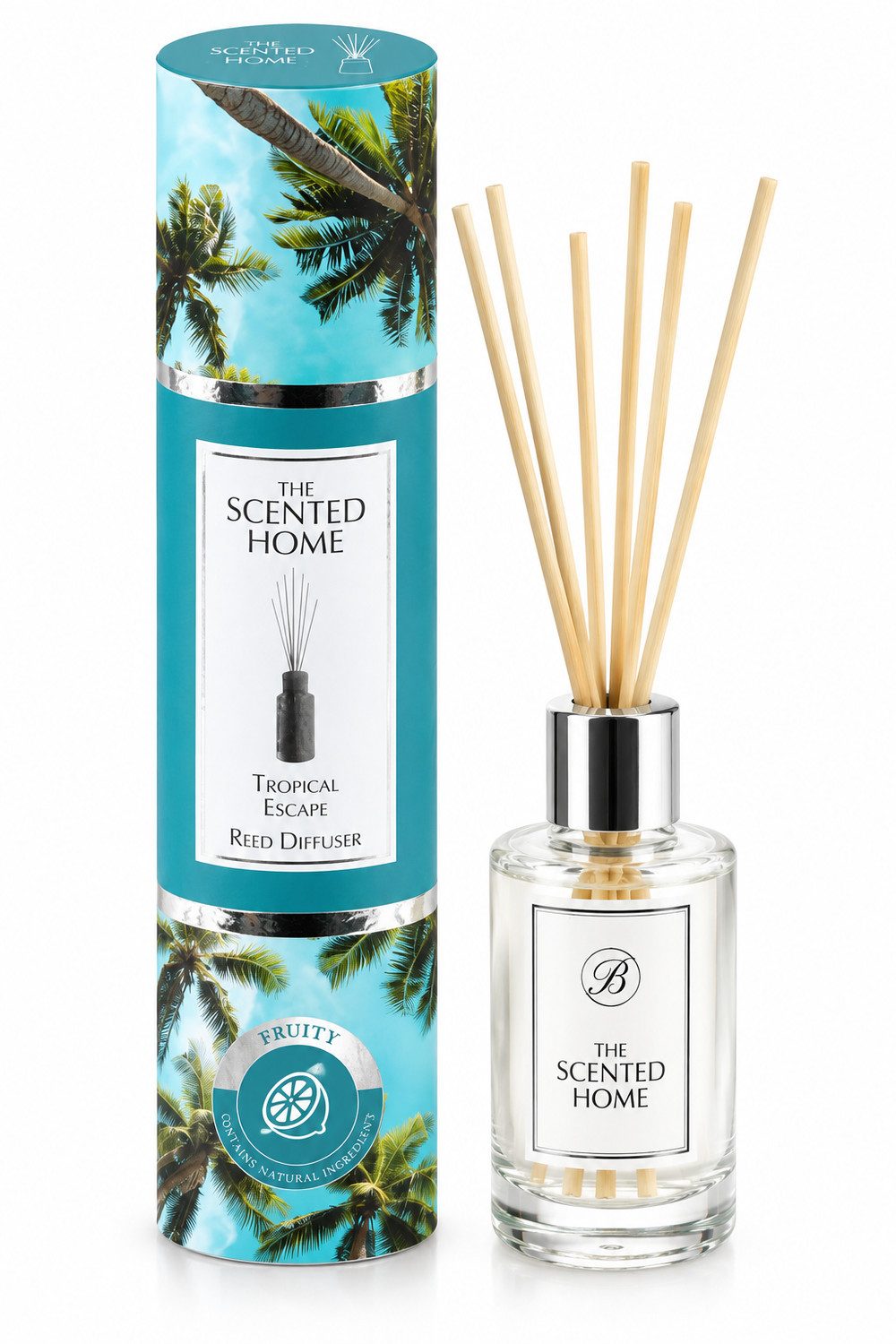 Ashleigh & Burwood Raumduft Tropical Escape (1-St), Raumduft mit Rattanstäbchen 150 ml