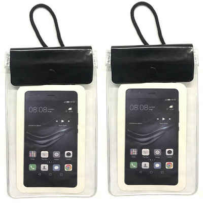 HAC24 Handytasche Smartphone Brustbeutel Handy Umhängebeutel Tasche Handybeutel Brusttasche Handytasche Smartphonetasche Umhängetasche Schutzhülle (2-tlg), Wasserdicht
