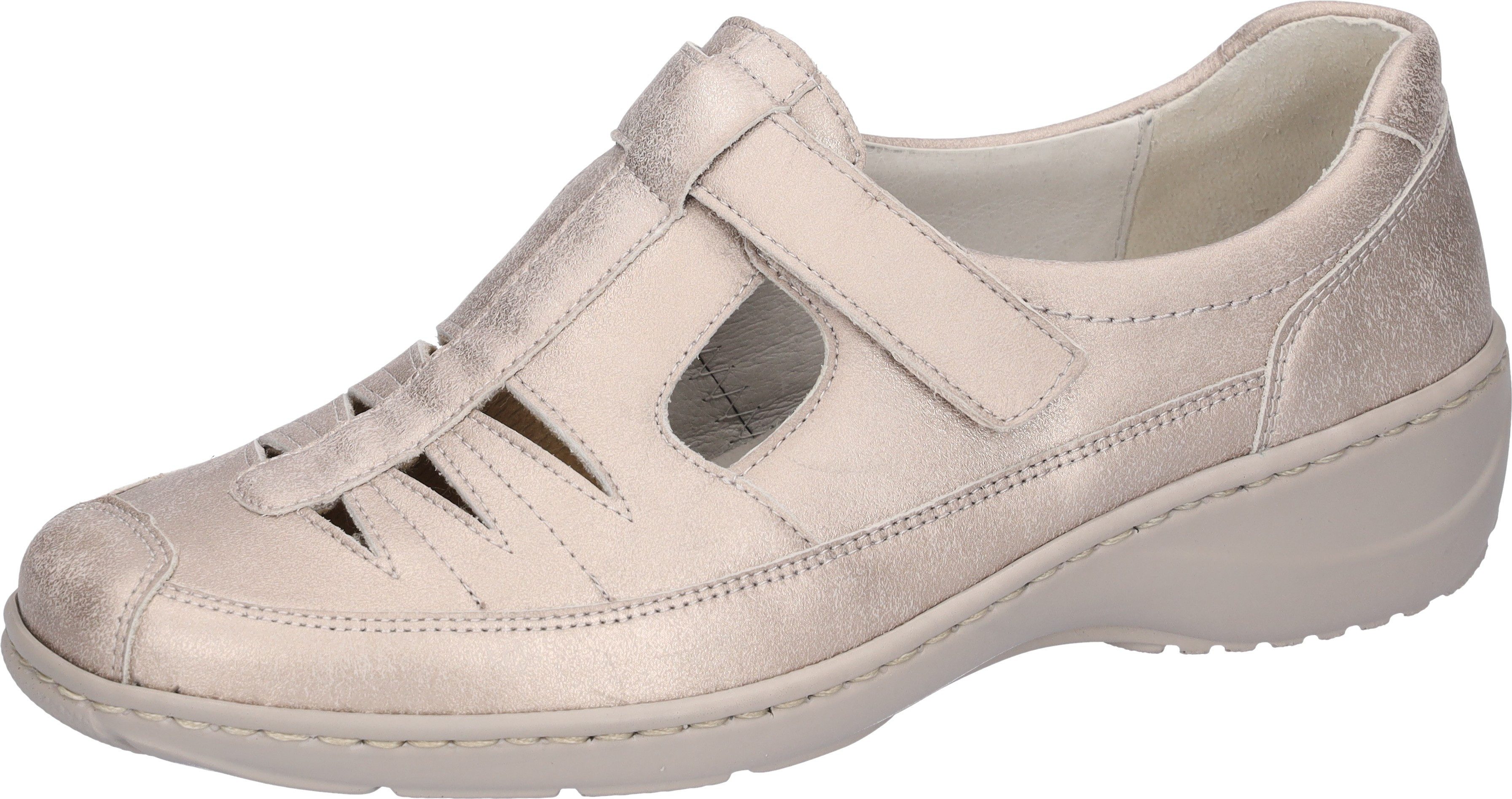 Waldläufer KYA Klettschuh Bequemschuh, Halbschuh mit Klettverschluss, in Komfortweite K