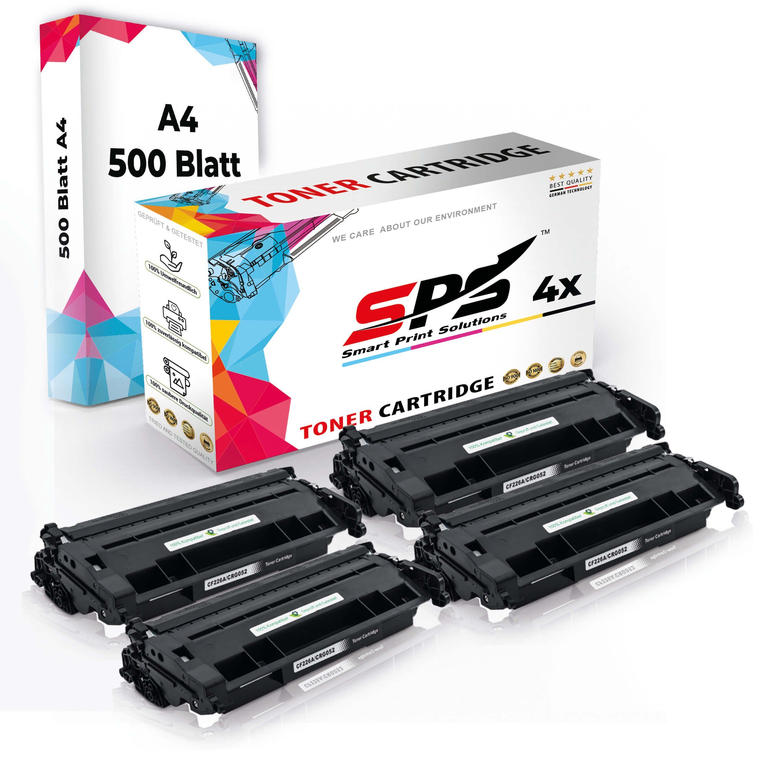 Pack, SPS 4x Set Multipack Toner,1x + Druckerpapier) Kompatibel, A4 Druckerpapier 4x A4 (5er Tonerkartusche