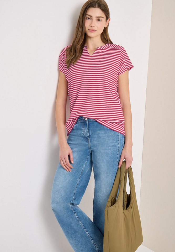 CECIL Print-Shirt im soften Baumwoll-Mix