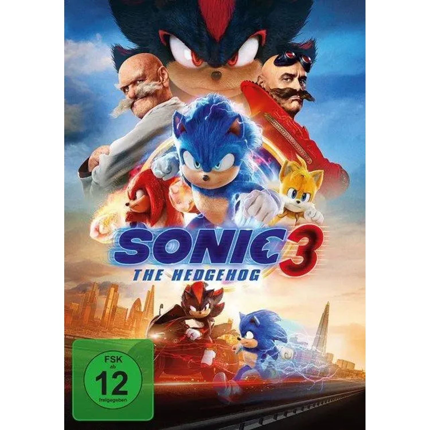 Paramount DVD Sonic The Hedgehog 3