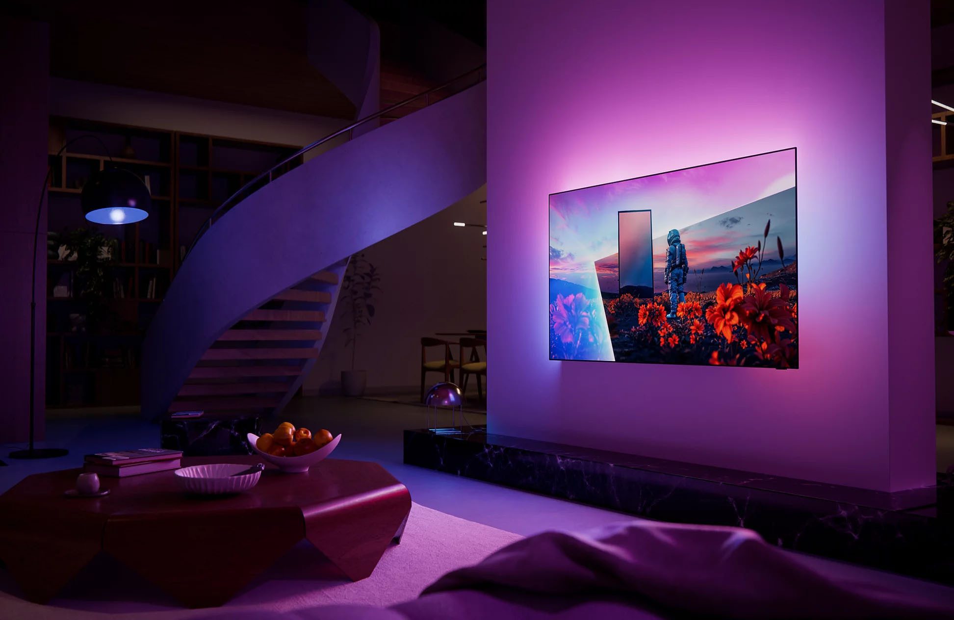 Philips 48OLED811/12 OLED-Fernseher (121 cm/48 Zoll, 4K Ultra HD, Smart-TV)