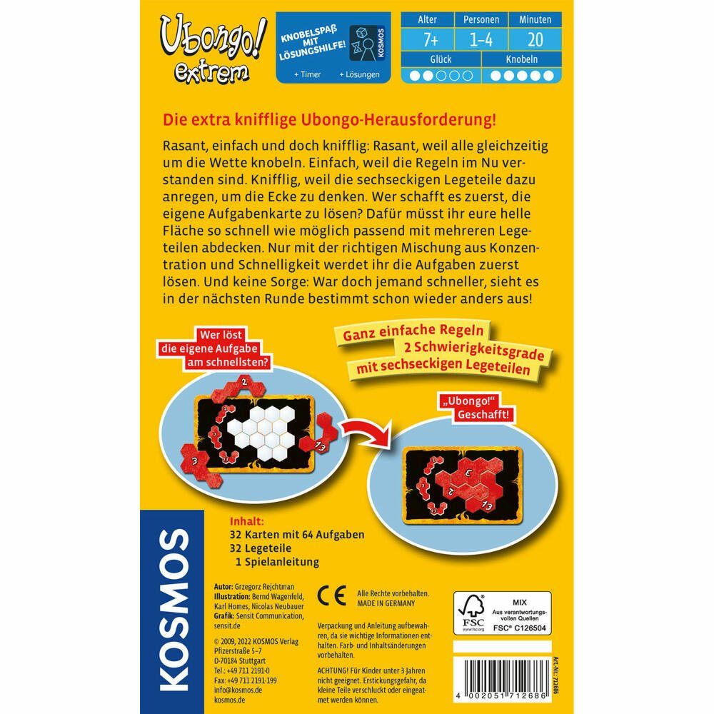 Kosmos Spiel Ubongo! Extrem