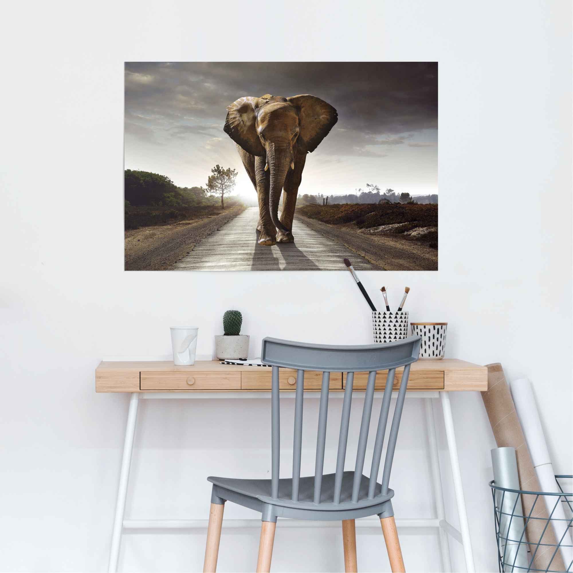 Reinders! Poster »Elefant Wanderung«, (1 Stück)-HomeTrends