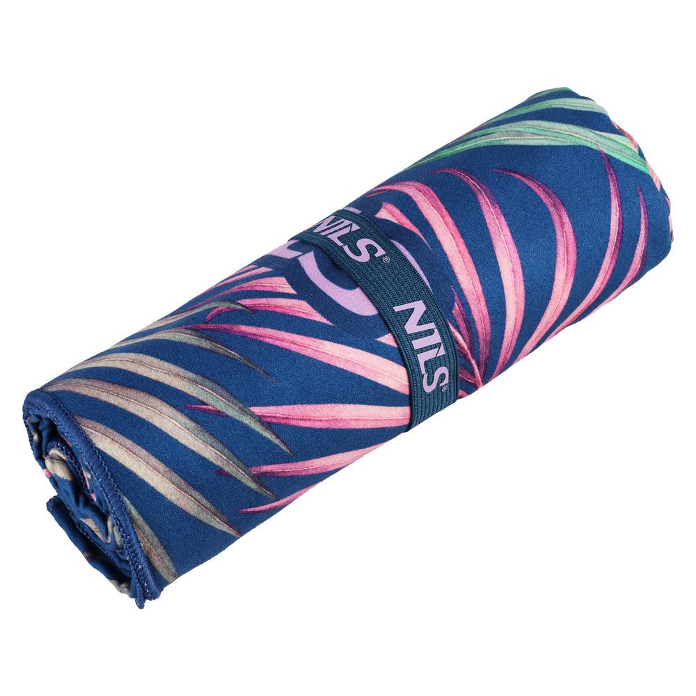 Nils Reisehandtuch Sporthandtuch Strandtuch Mikrofasertuch (Mikrofaser, 80.0x160.0 cm, Spar-Set, 1-tlg., 160 x 80 cm saugfähig, schnelltrocknend, saugfähig, kompakt, gesäumt)