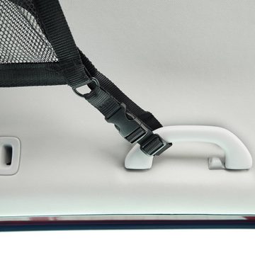 relaxdays Auto-Rückenlehnentasche Gepäcknetz Autodach 50 x 80 cm