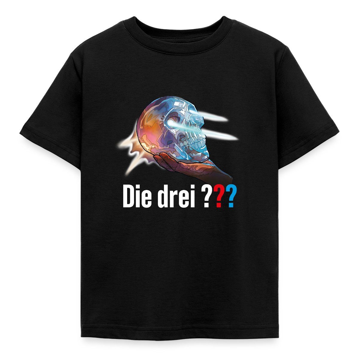 T-Shirt Die Drei Fragezeichen Der Kristallschädel Kinder T-Shirt