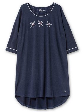 Sheego Nachthemd Große Größen mit Frontdruck, in Oversize-Form