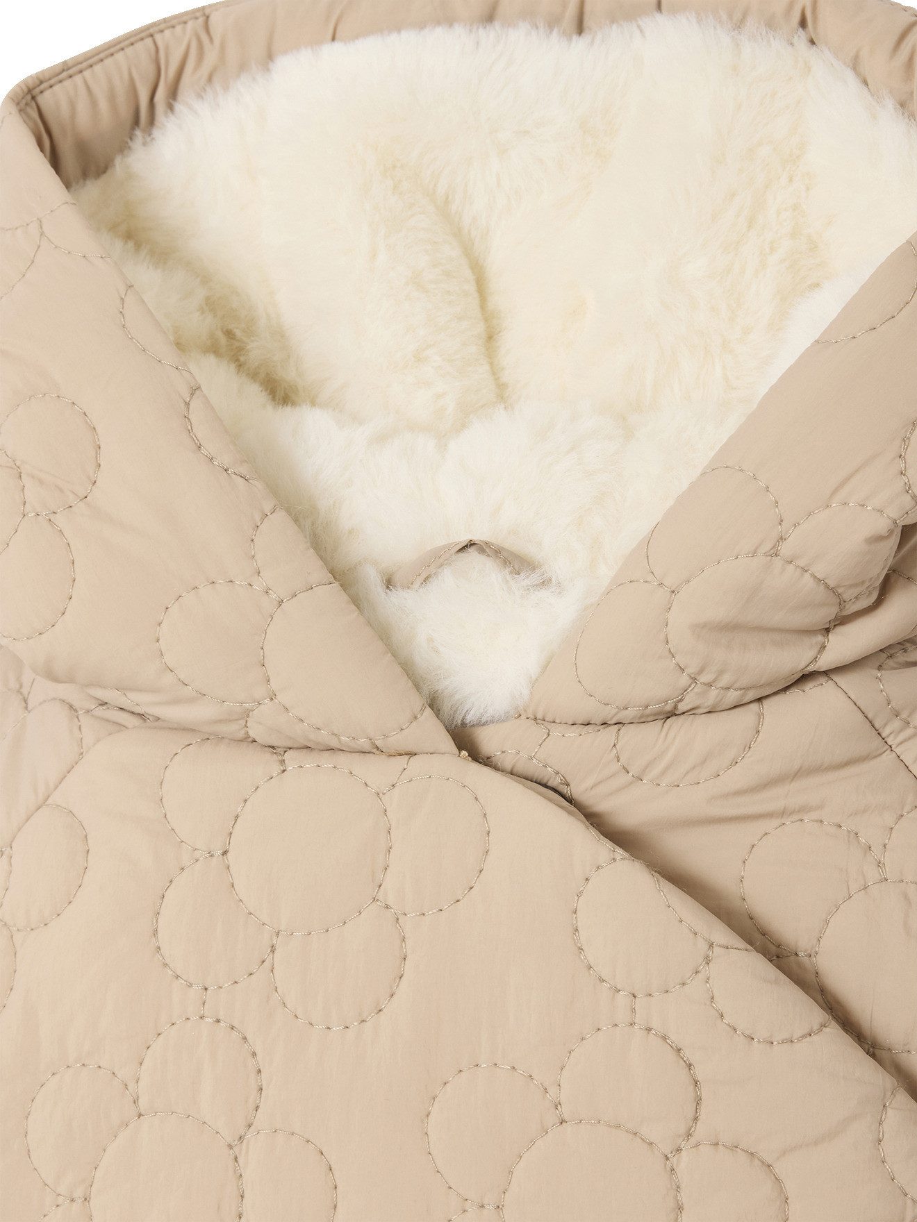 vertbaudet Parka Baby Steppmantel mit Muster