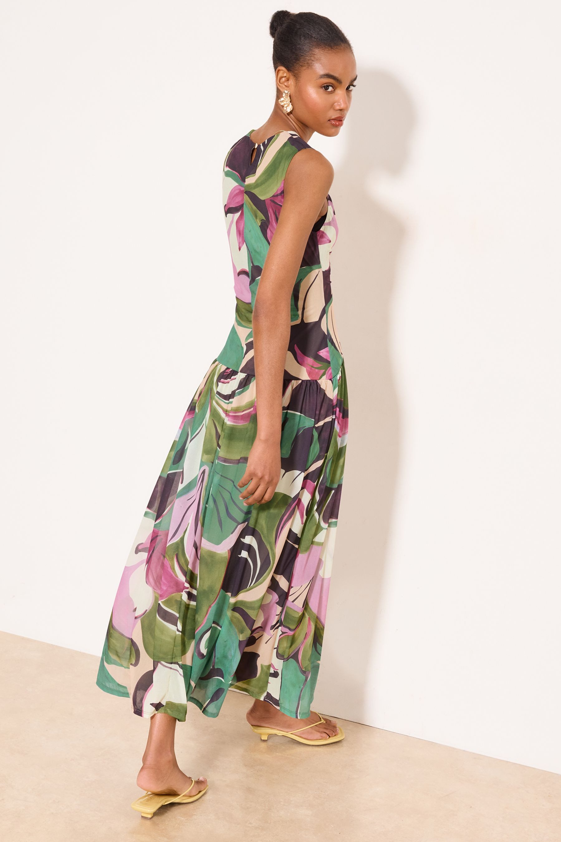 LIPSY Midikleid Lipsy Jersey-Midikleid mit Print (1-tlg)