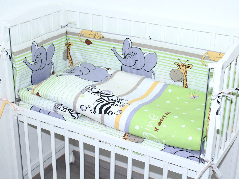 Primawela Beistellbett Baby Bettwäsche für Beistellbett mit Nestchen Spannb günstig online kaufen
