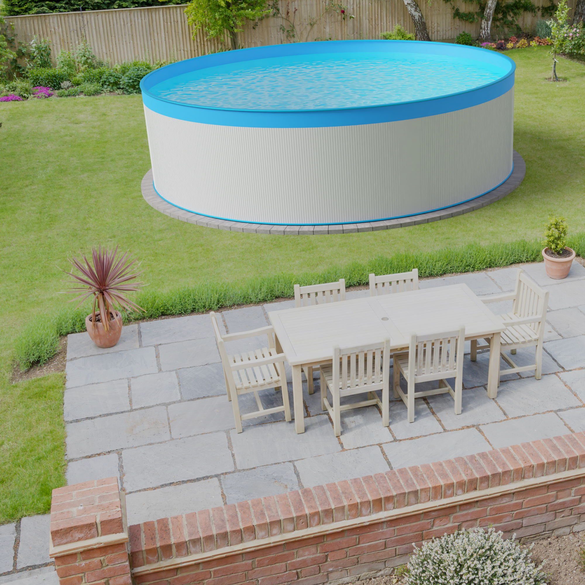 Planet Pool Rundpool Stahlwandpool rund Größe günstig online kaufen