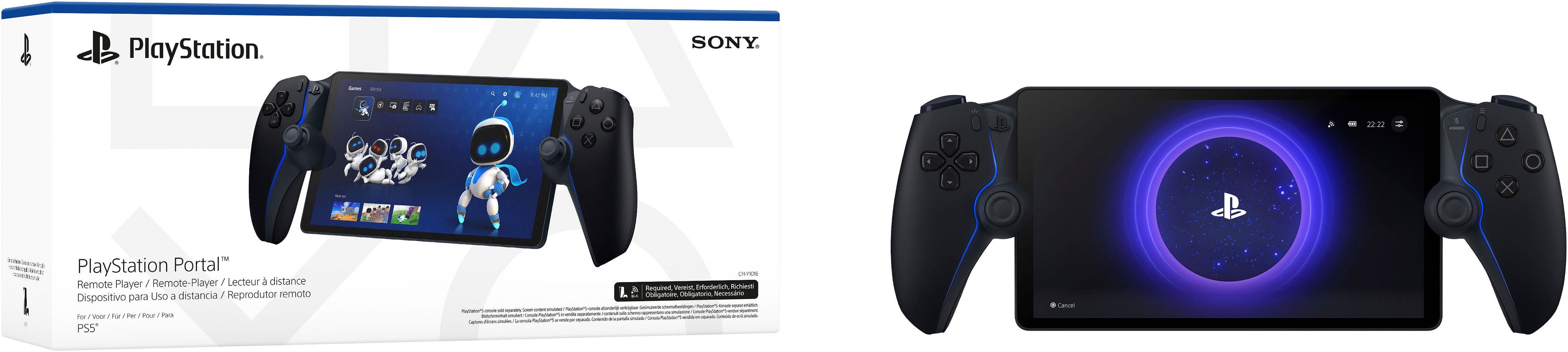 Portal Remote-Player Midnight Black