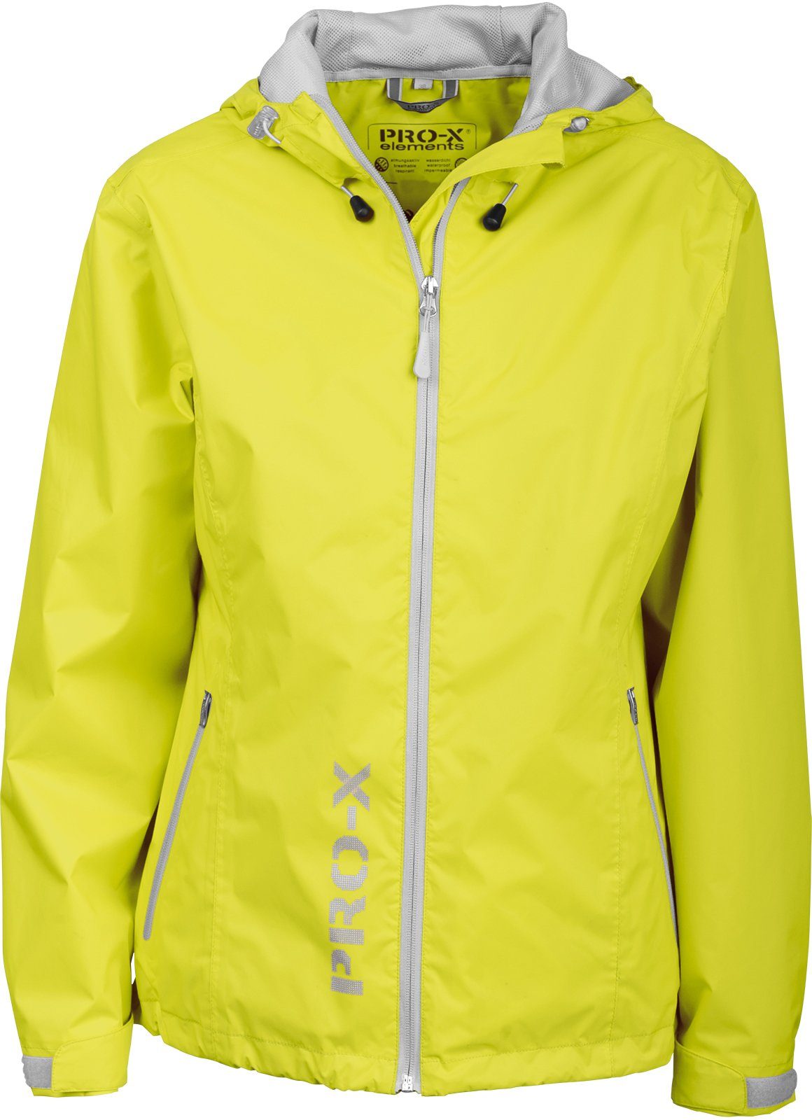 PRO-X ELEMENTS Regenjacke LADY FLASH atmungsaktiv, wasserdicht, verschweißte Nähte wasserdicht, atmungsaktiv, winddicht, verschweißte Nähte