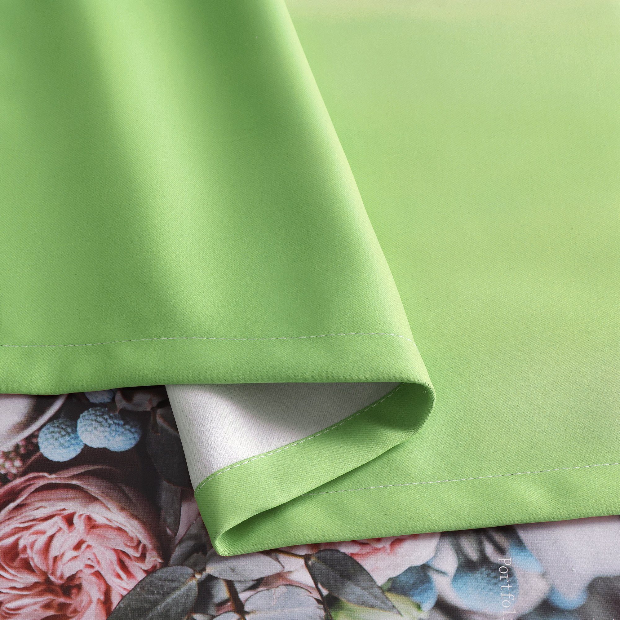 Vorhang, Joyswahl, Ösen (1 St), Kunst blickdicht, Tie-Dye grün