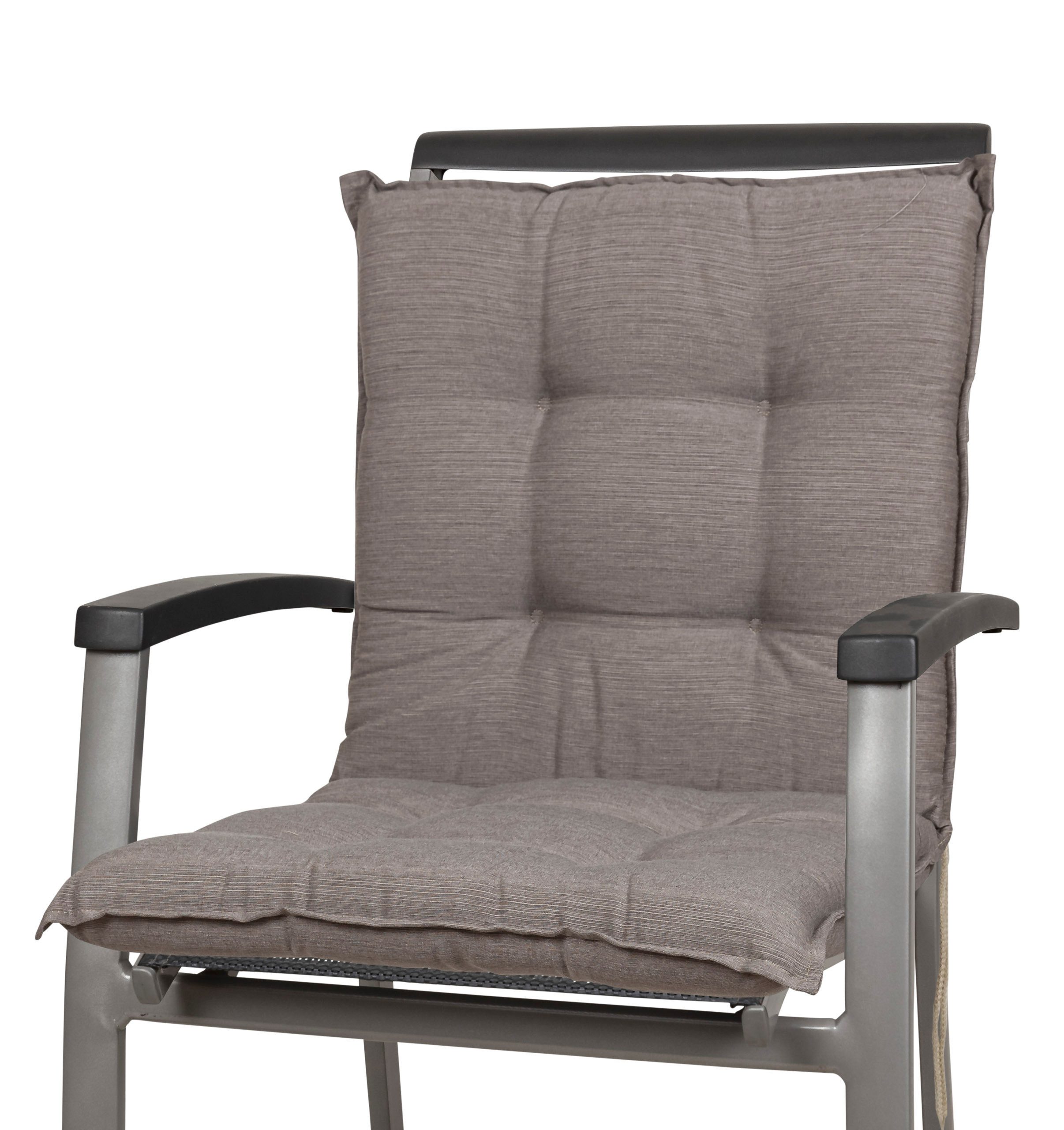 Sun Garden Sesselauflage Niederlehner Sylt 50318-625 taupe 103x50x8 cm Sun Garden