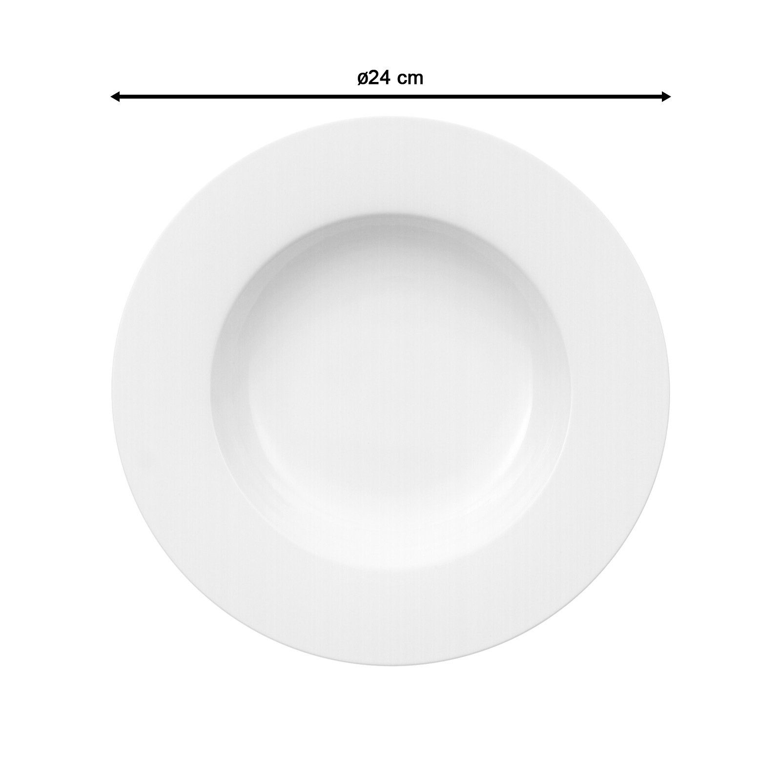 Villeroy & Boch Suppenteller Royal Suppenteller ø 24.0 cm 6er Set, (6 St)