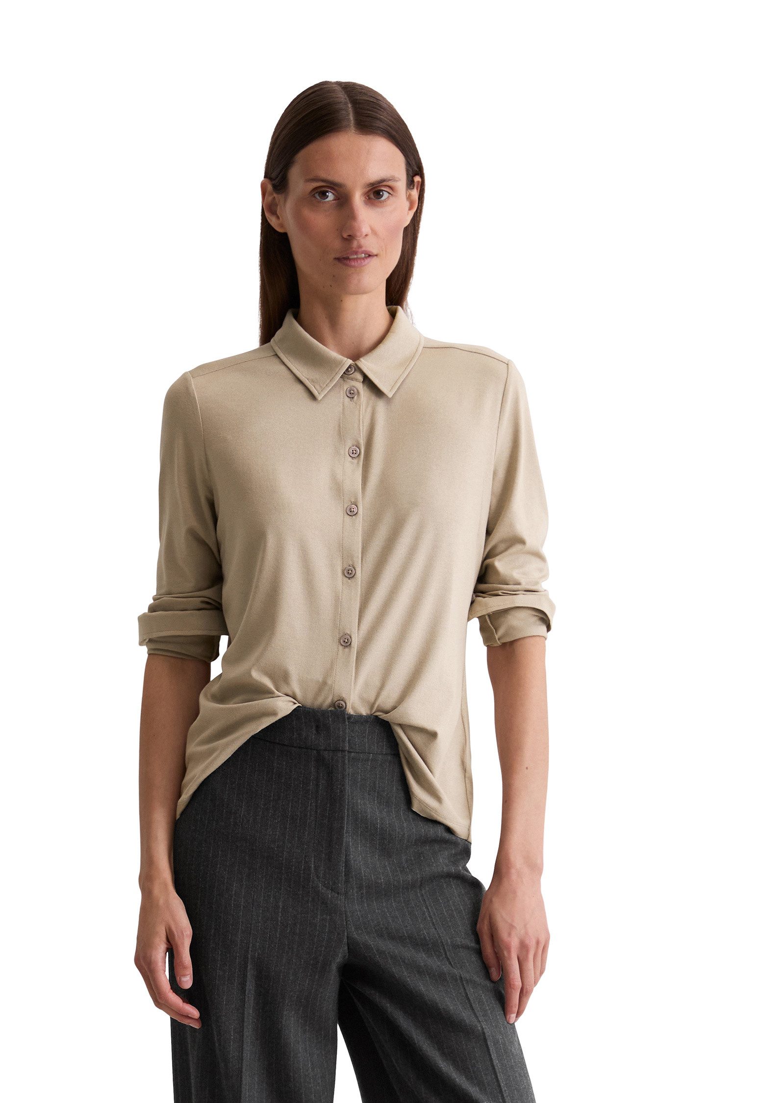 Marc O'Polo Blusenshirt aus LENZING™ ECOVERO™