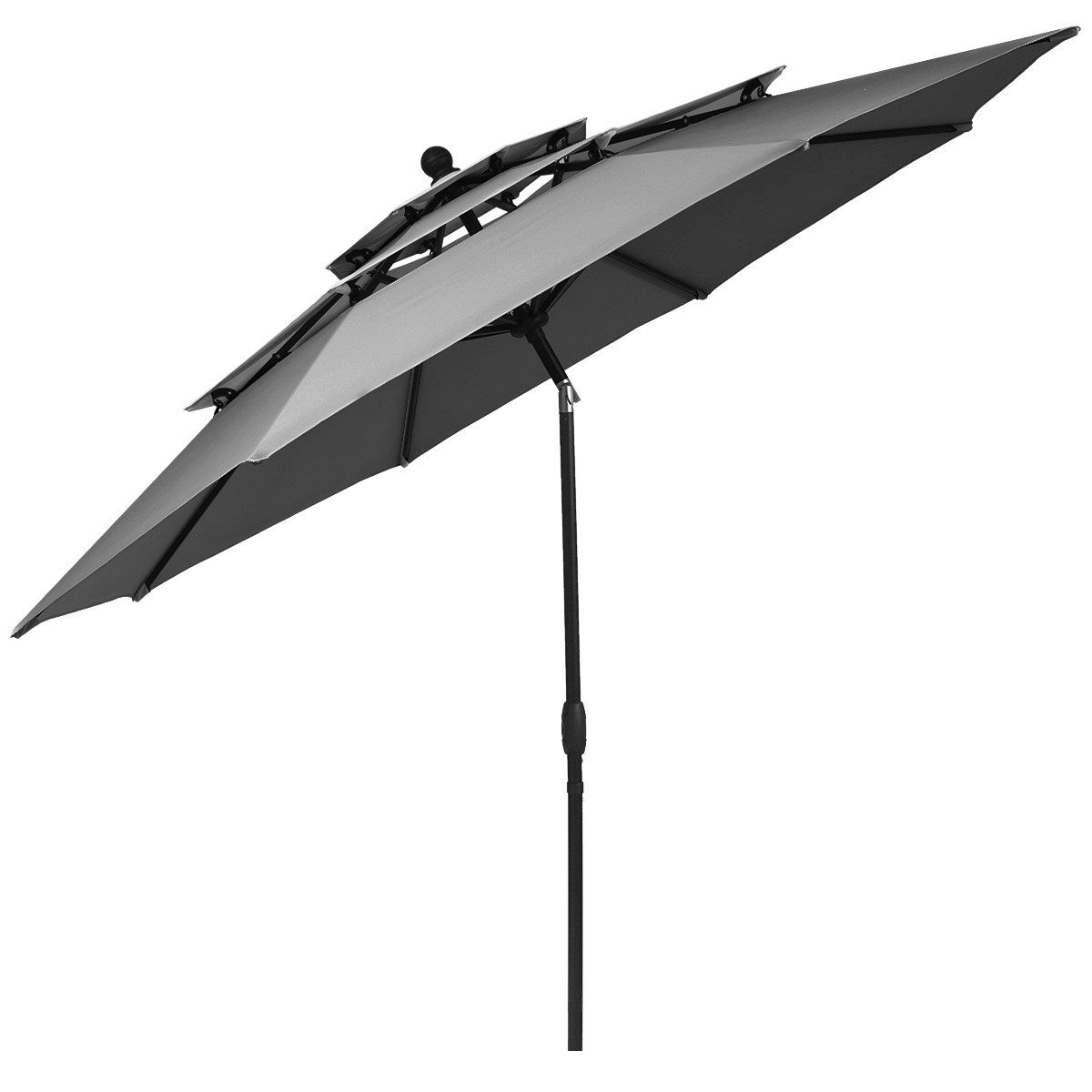 COSTWAY Sonnenschirm Balkonschirm, LxB: 300,00x300,00 cm, günstig online kaufen