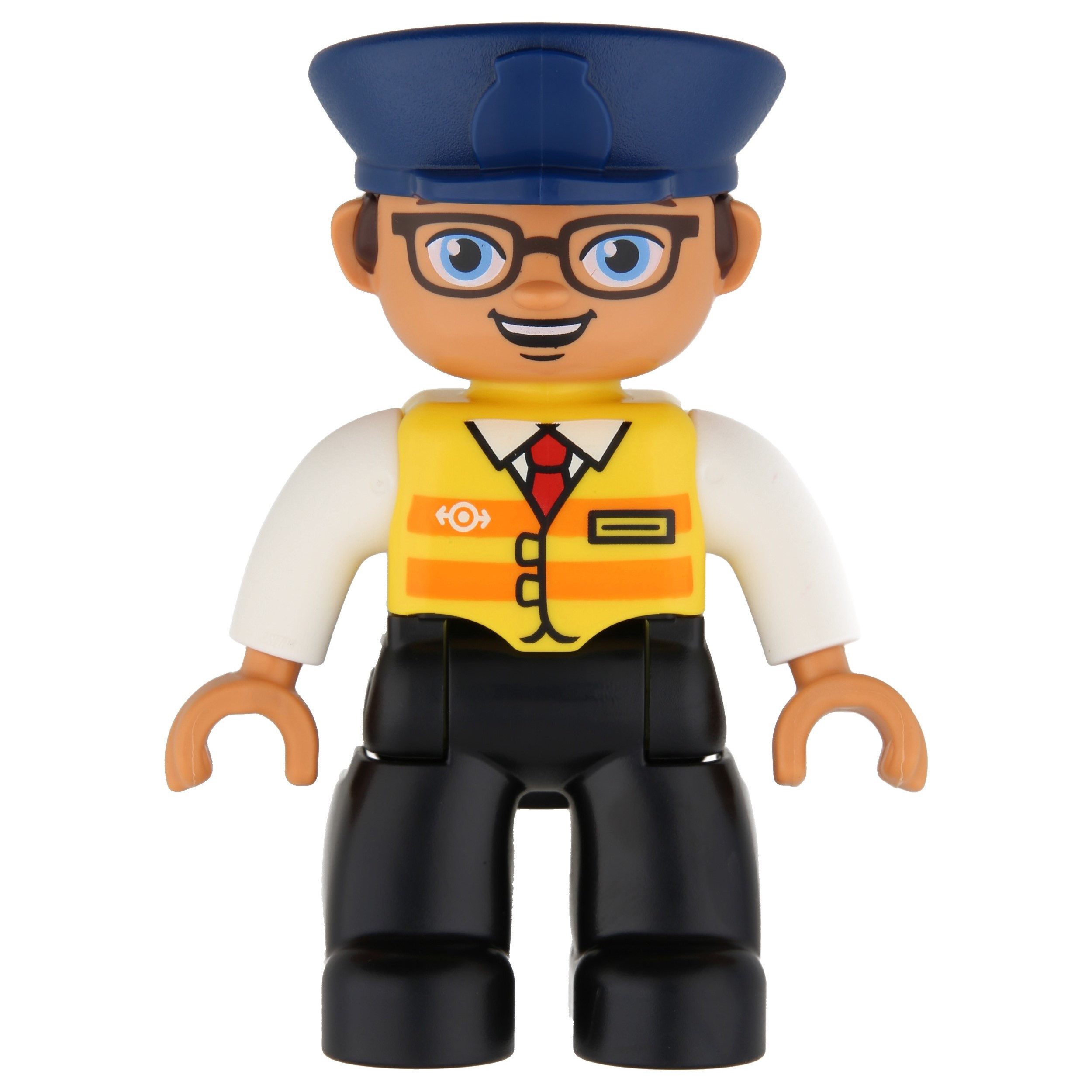 LEGO® LEGO Minifigur Duplo Figure Lego Ville, Male, Black Legs (47394pb254) Spielbausteine