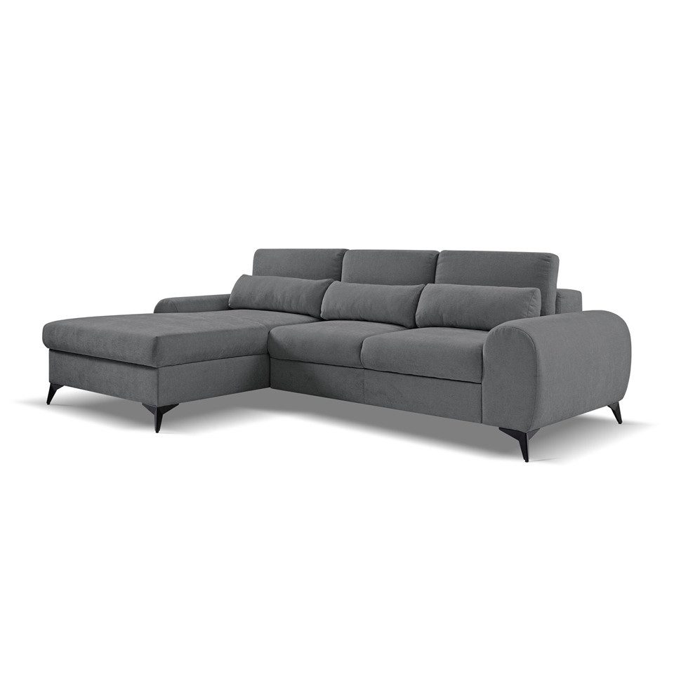 Beautysofa Ecksofa MILAN L, mit Schlaffunktion günstig online kaufen