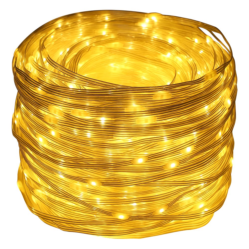 LMaxhome LED-Lichterkette 10-100M Lichterschlauch Weihnachten Party Beleuchtung Speicherfunktion, 100-800LEDs, 8 Modi, Wasserdichte Weihnachtsbeleuchtung Außen  – Bild 5 von 5