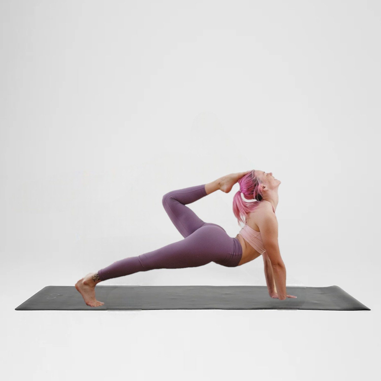 Coradoma Yogamatte extra dick und rutschfest, Fitnessmatte, Yoga Matte 183x68x0,5cm, aus PU Leder – Perfekt als Sportmatte, Gymnastikmatte, Trainingsmatte