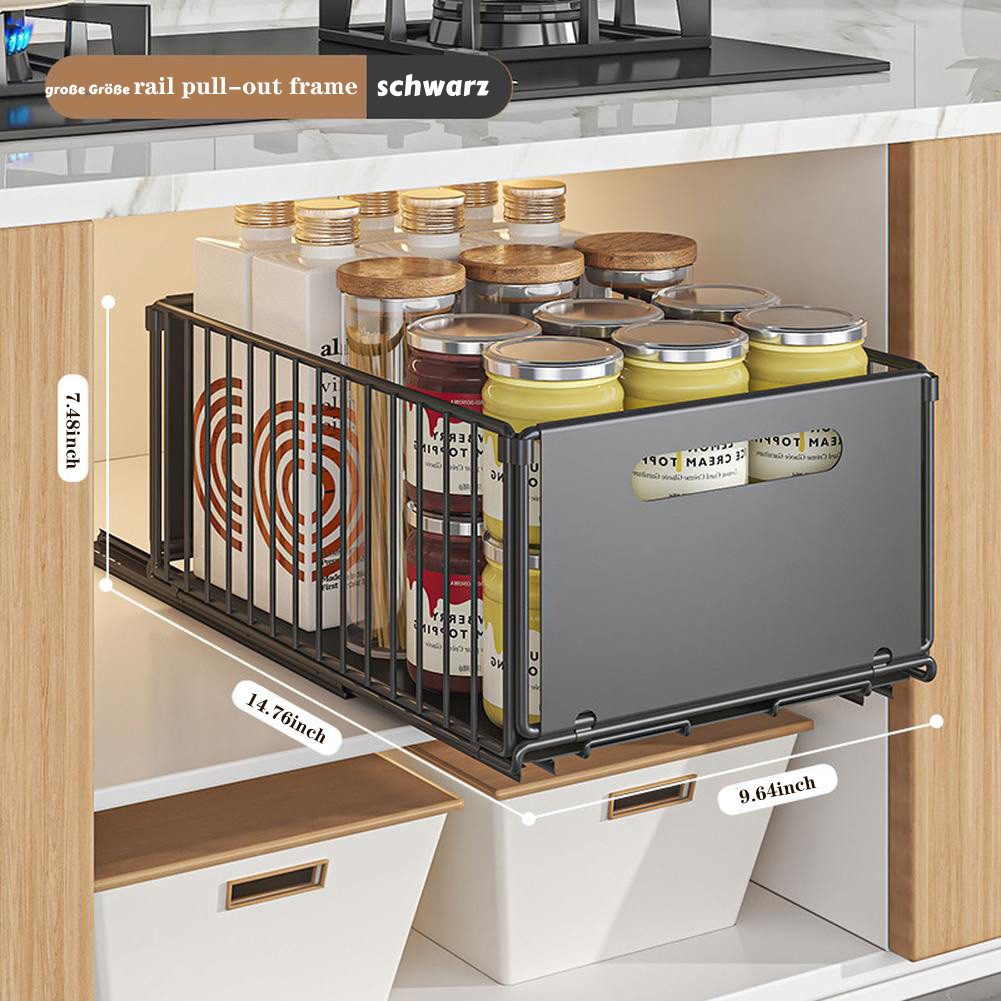 GarveeMore Küchenorganizer-Set Teleskopschublade, Faltbare Ausziehbarer Sch günstig online kaufen