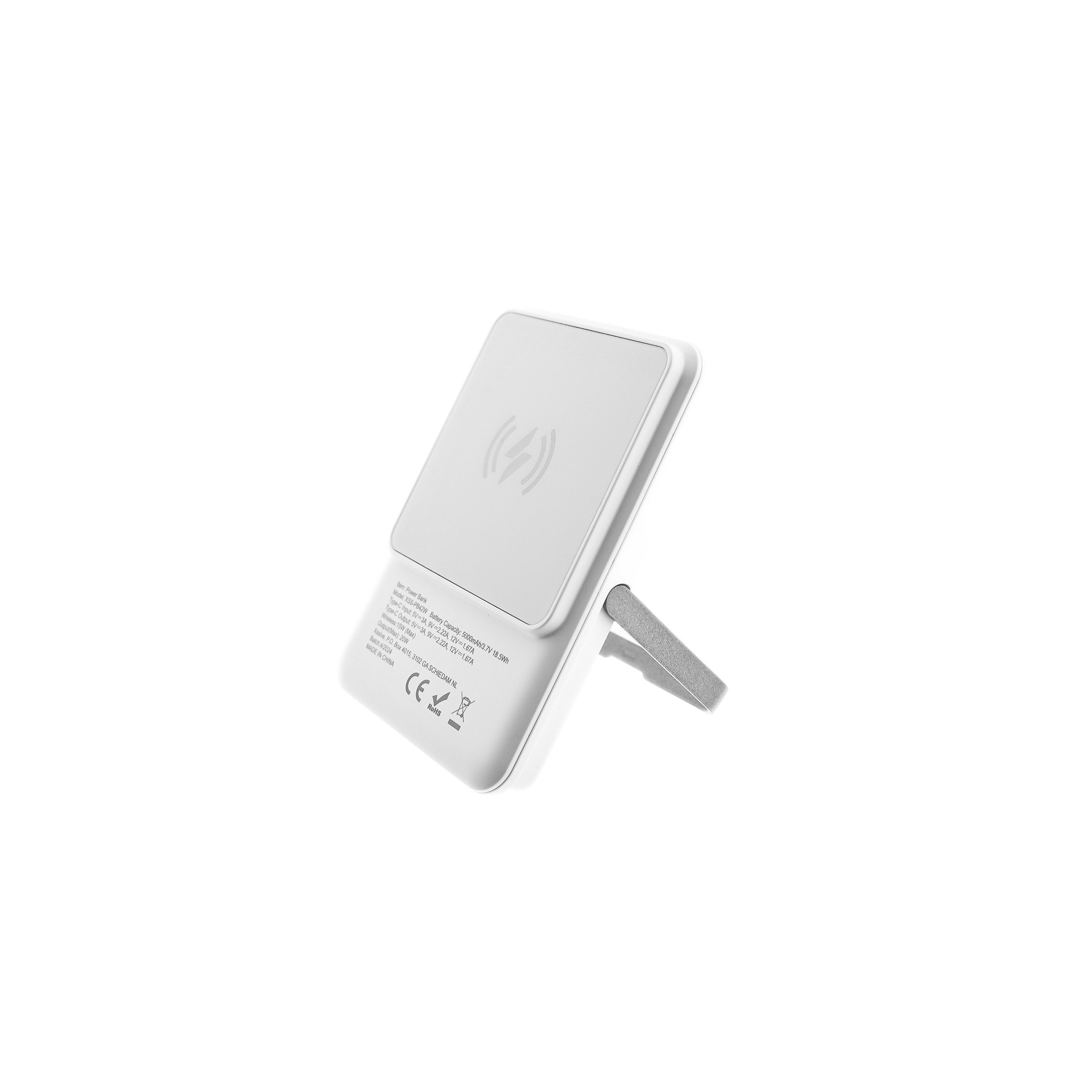 Xssive 20W Premium Magnetische Drahtlose Powerbank – 5000mAh Weiß Powerbank